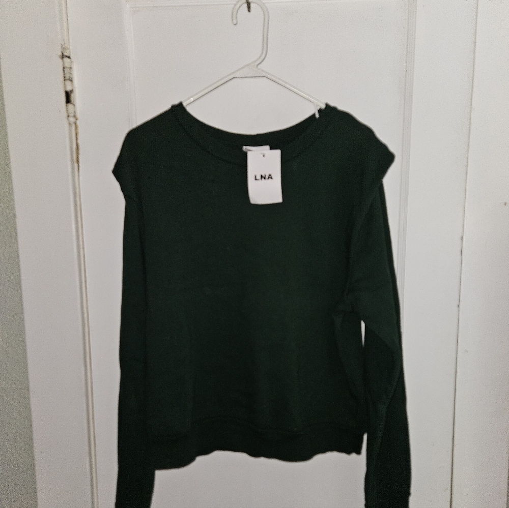 NWT LNA Jett Womens Crewneck Cozy
Sweatshirt Size L